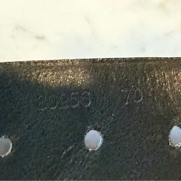 Jil Sander Suede Belt, ornate gold embellishments, suede/gold buckle, S, 26-30 - Picture 7 of 16